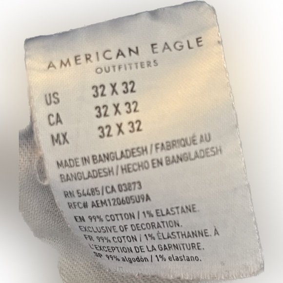 American Eagle Men’s Blue Jeans. Size Men’s 32x32. Color Blue. - Picture 6 of 7